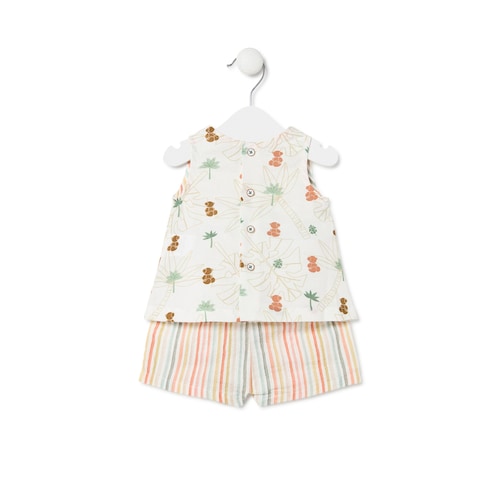 Baby outfit in Jungle one colour