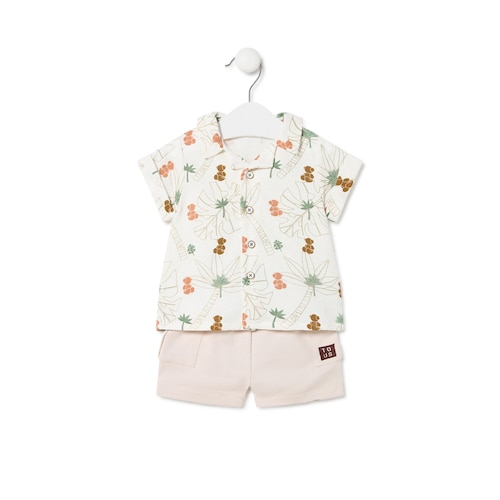 Baby outfit in Jungle one colour