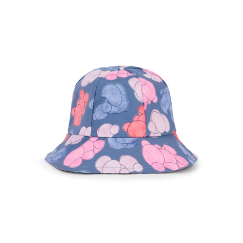 Girls sun hat in Aqua navy blue image number 0