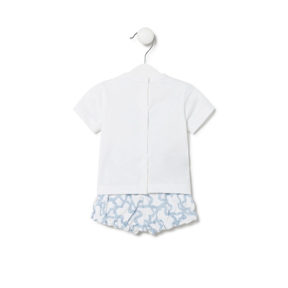 Conjunto de beb&eacute; Kaos azul