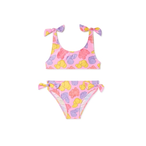 Girls bikini top in Aqua pink image number 0