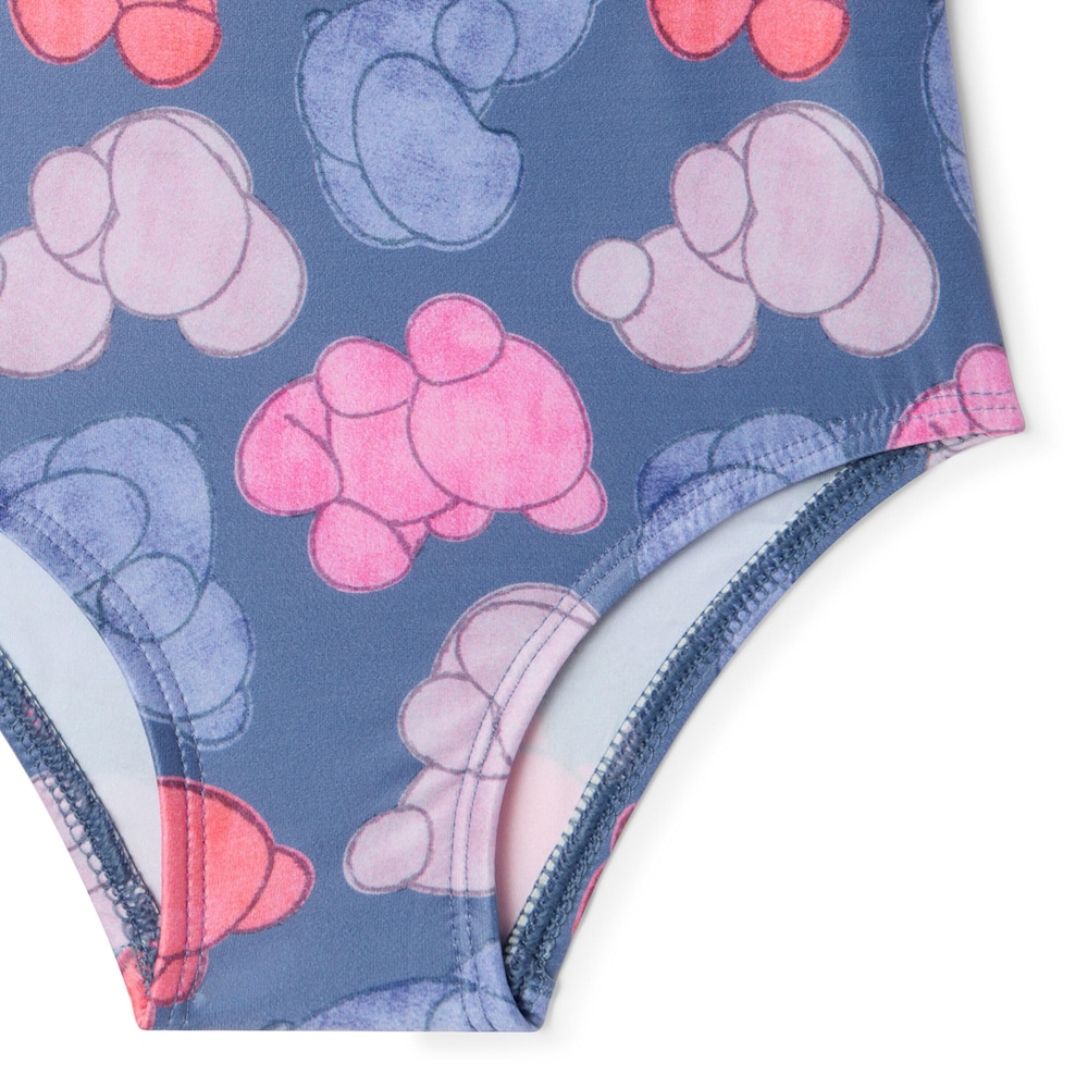 Fato de banho integral de menina Aqua azul marinho