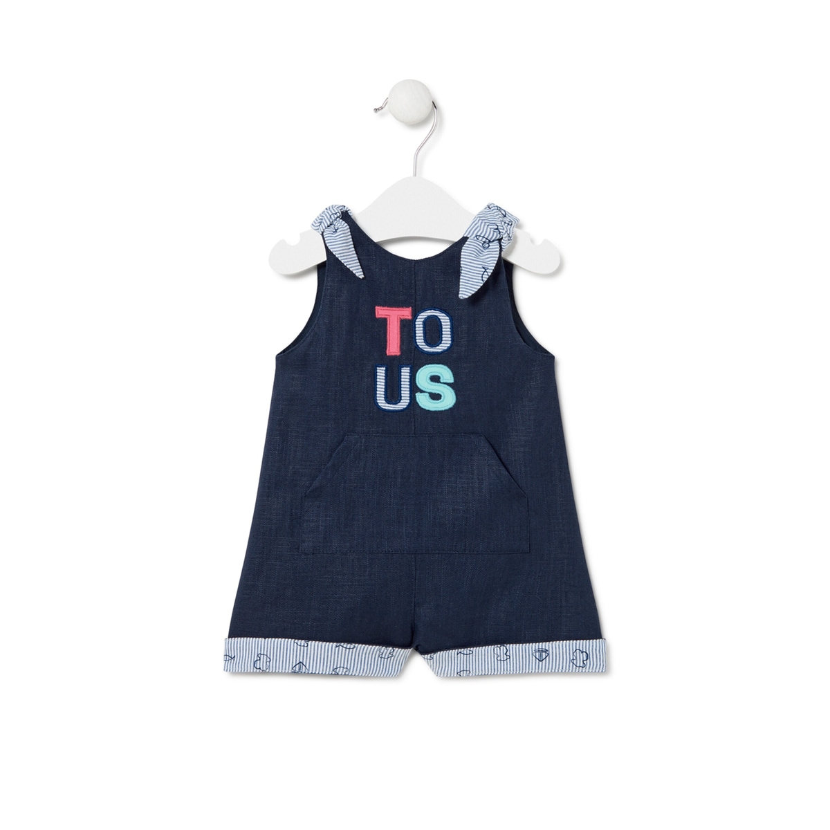 Romper In Boat Navy Blue