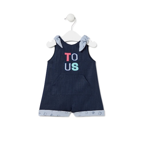 Jardineira Boat azul marinho