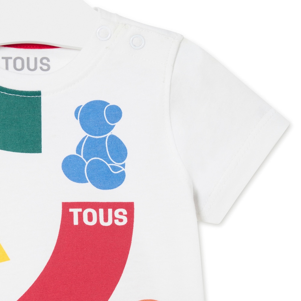 Multicoloured shapes t-shirt in Casual one colour