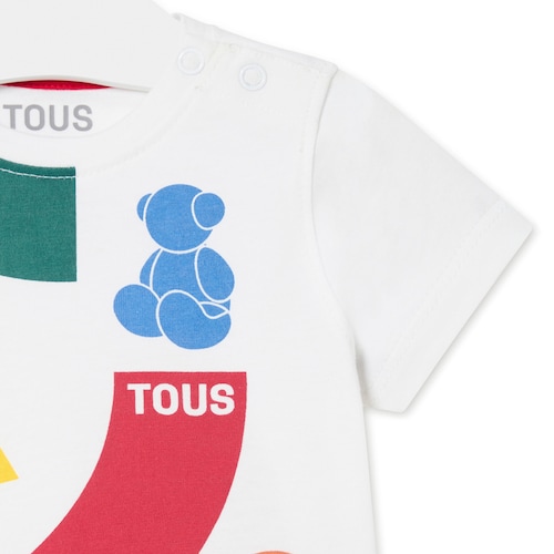 Multicoloured shapes t-shirt in Casual one colour