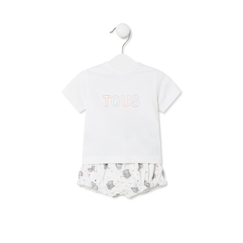Baby girls outfit in Pic white image number 0