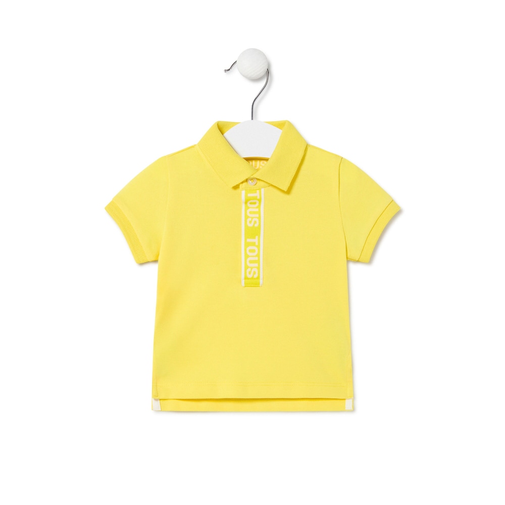 Piqu&eacute; polo t-shirt in Casual yellow