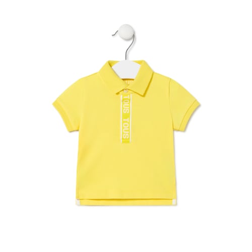 Piqu&eacute; polo t-shirt in Casual yellow image number 0