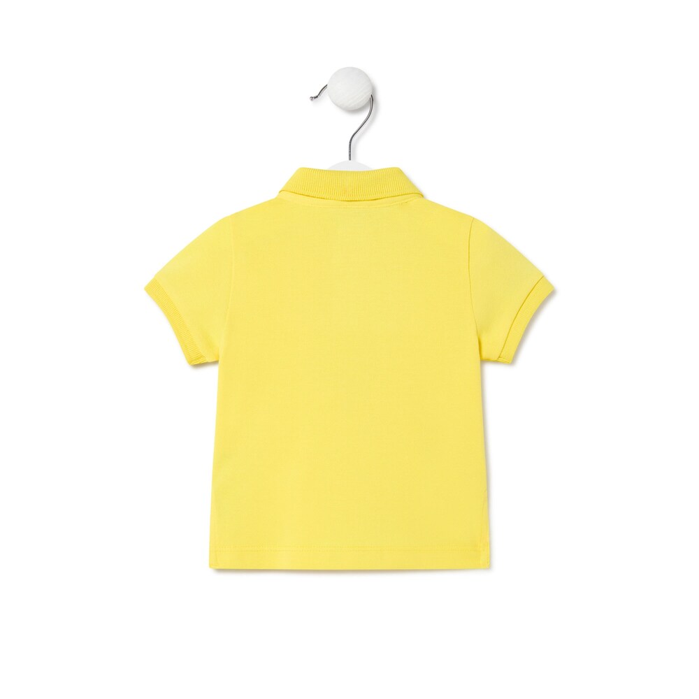 Piqu&eacute; polo t-shirt in Casual yellow