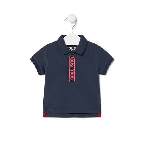 Piqu&eacute; polo t-shirt in Casual navy blue image number 0