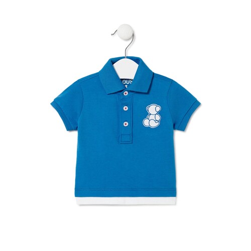 Polo t-shirt in Casual blue
