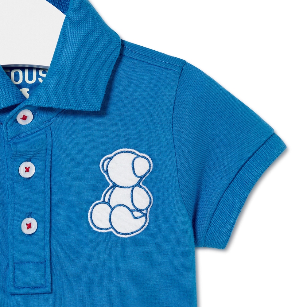 Polo t-shirt in Casual blue