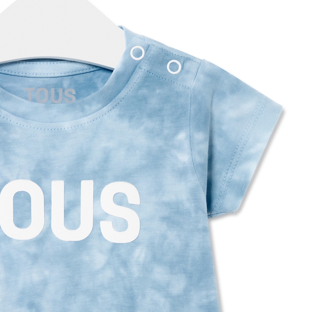 Tie-dye dress in Casual blue