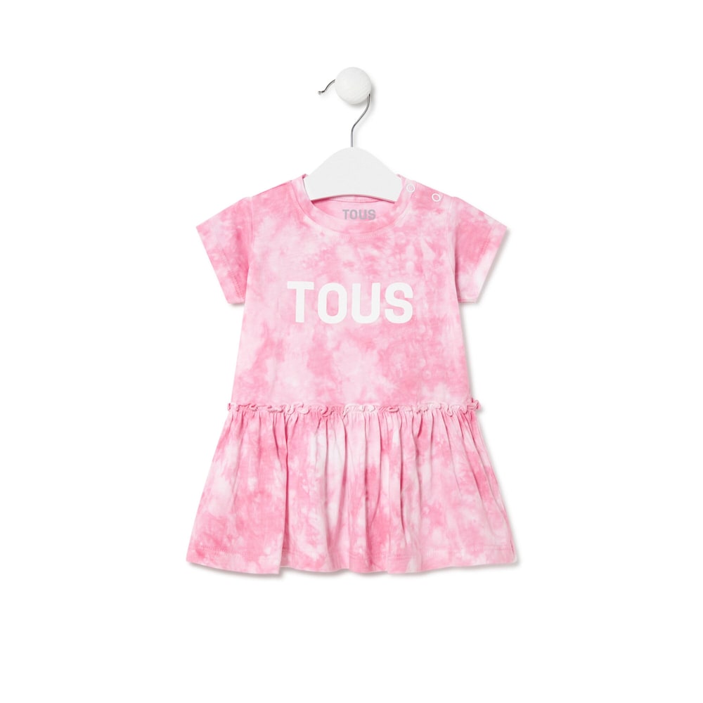 Vestit tie-dye Casual rosa