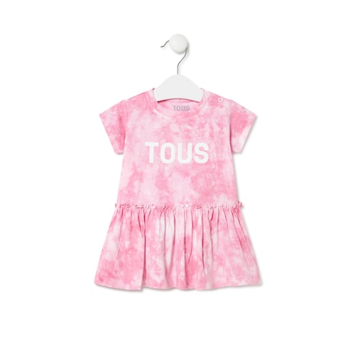 Vestit tie-dye Casual rosa