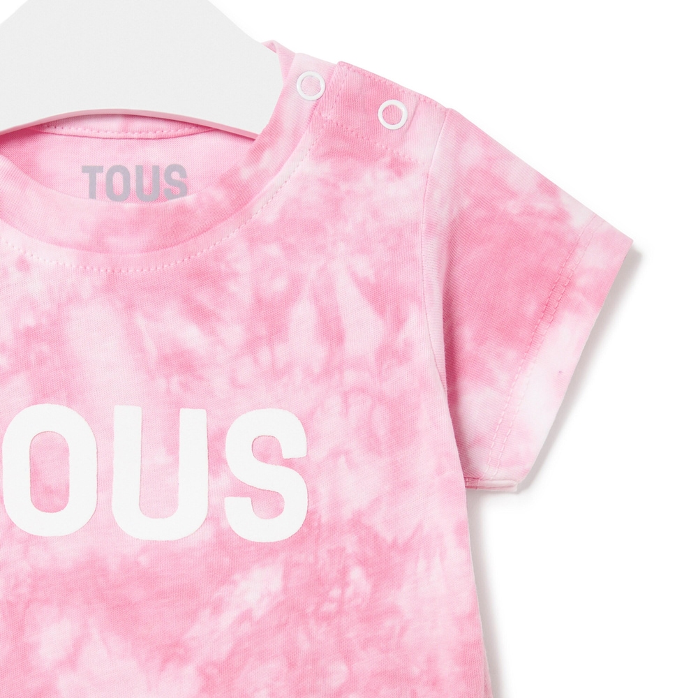 Vestit tie-dye Casual rosa