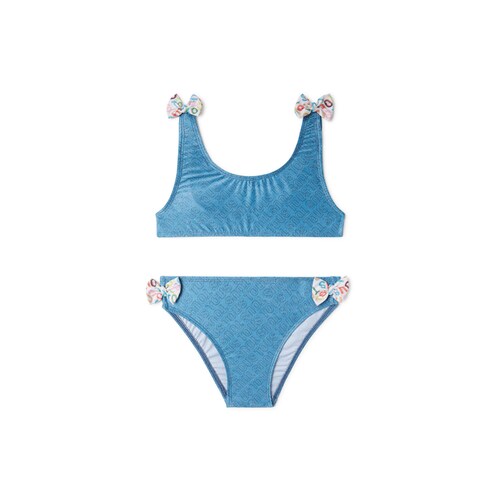 Girls bikini in Logo blue image number 0