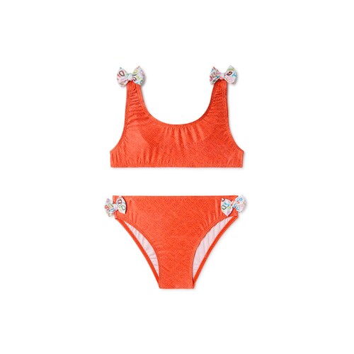 Bikini de niña Logo naranja image number 0