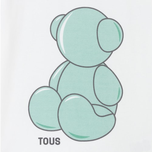 Beach t-shirt in Chic green