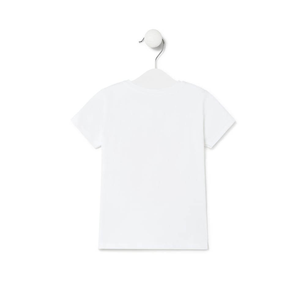 Camiseta de playa de ni&ntilde;a Logo rosa