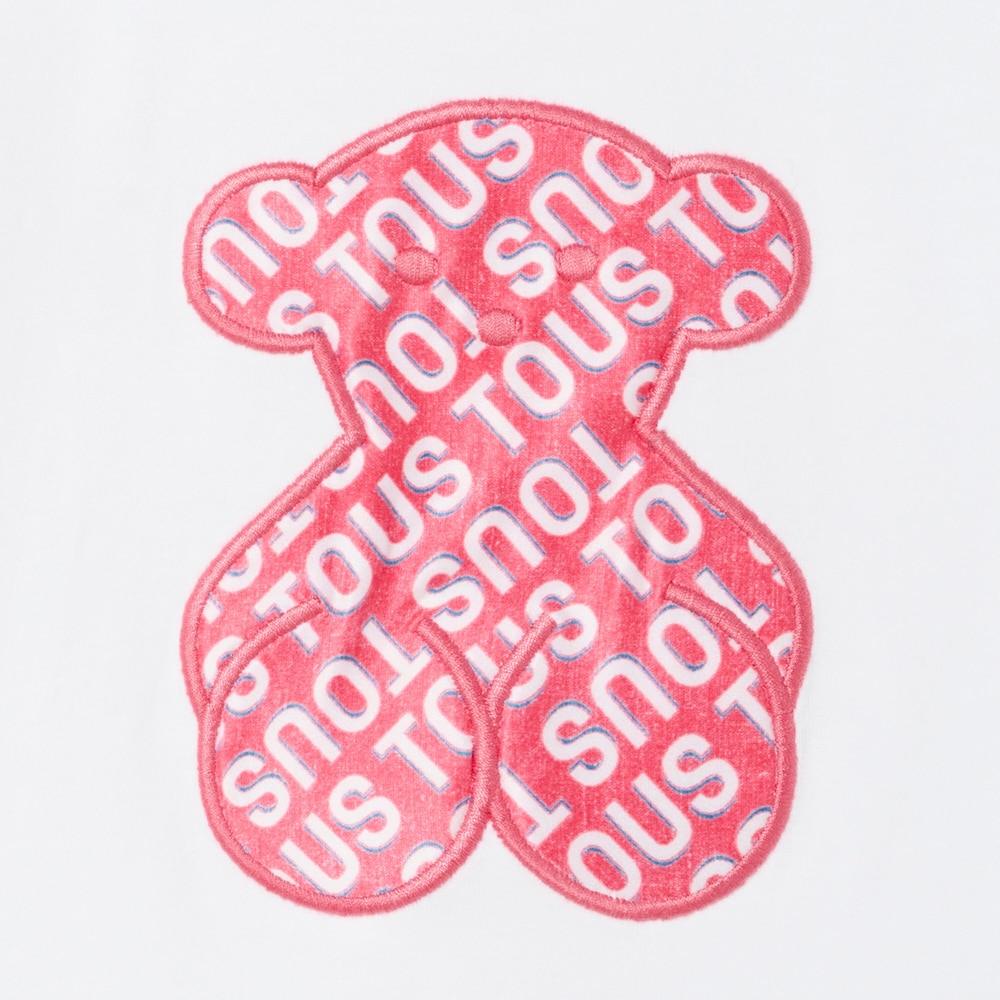 Camiseta de playa de ni&ntilde;a Logo rosa