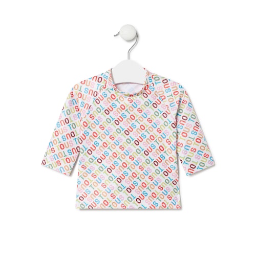 Camiseta de playa manga larga Logo multicolor image number 0