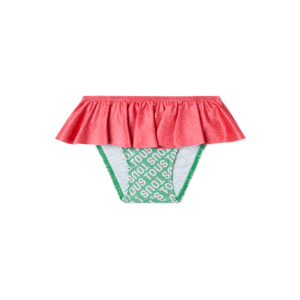 Girls bikini bottoms in Logo pink