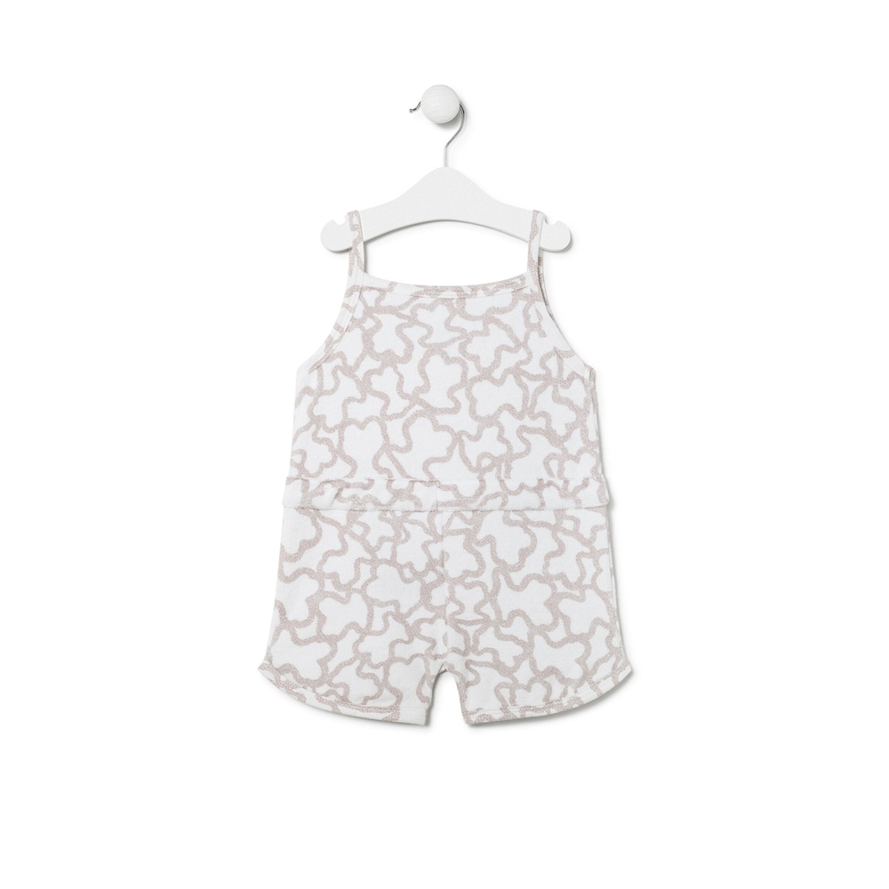 Mono de ni&ntilde;a corto de rizo Kaos beige