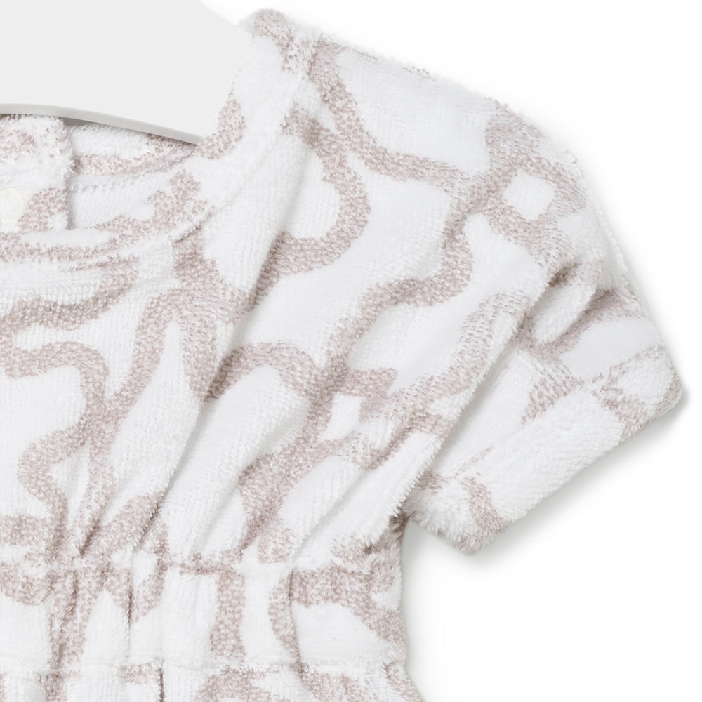 Girls terry cloth dress in Kaos beige
