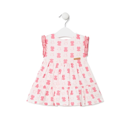 Vestido de menina Star cor-de-rosa