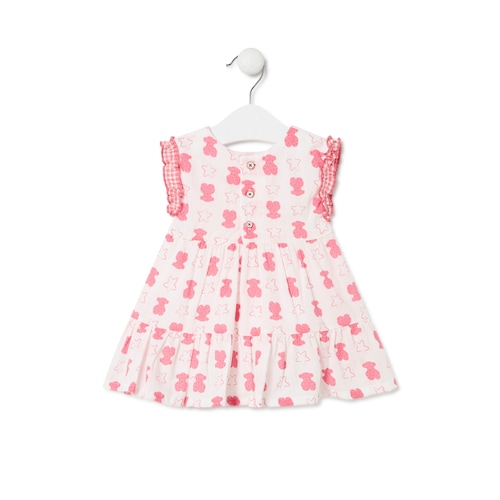 Vestido de menina Star cor-de-rosa