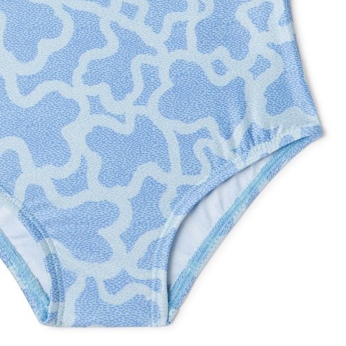 Fato de banho integral de menina Kaos azul