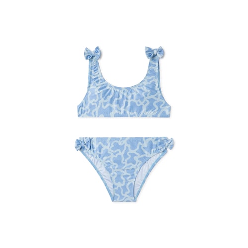 Bikini de menina Kaos azul