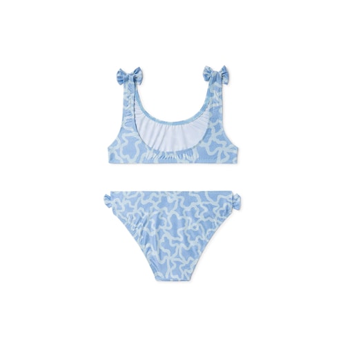 Bikini de menina Kaos azul