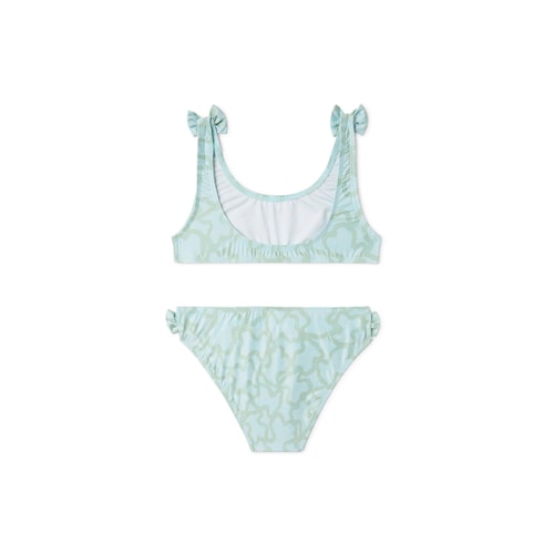 Bikini de menina Kaos verde