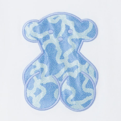 Beach t-shirt in Kaos blue