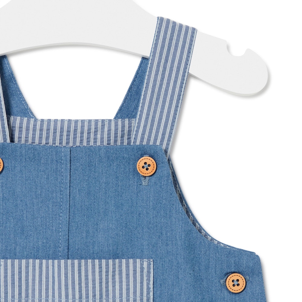 Romper in Denim sky blue