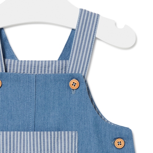 Romper in Denim sky blue