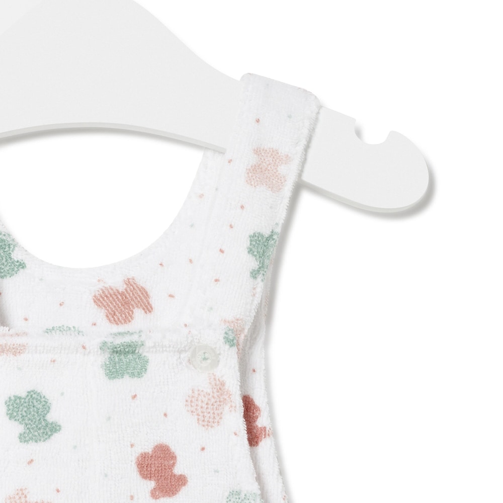 Peto de beb&eacute; de tirantes Joy blanco