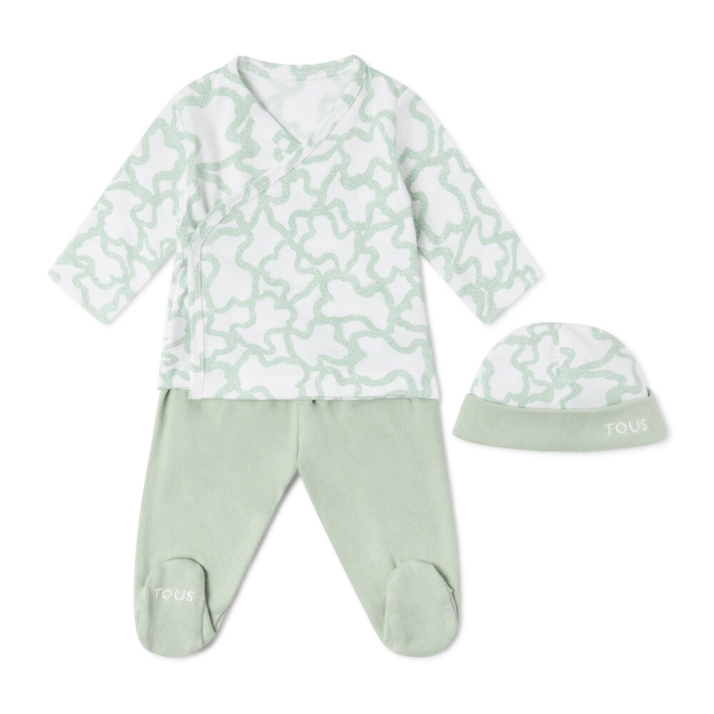 Newborn baby outfit in Kaos mist