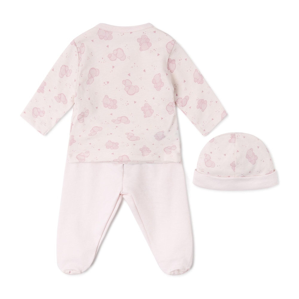 Conjunto de beb&eacute; de reci&eacute;n nacido Pic rosa