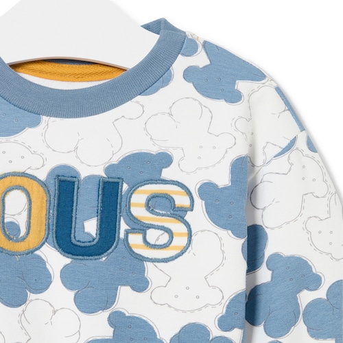 Sweatshirt Denim azul celeste