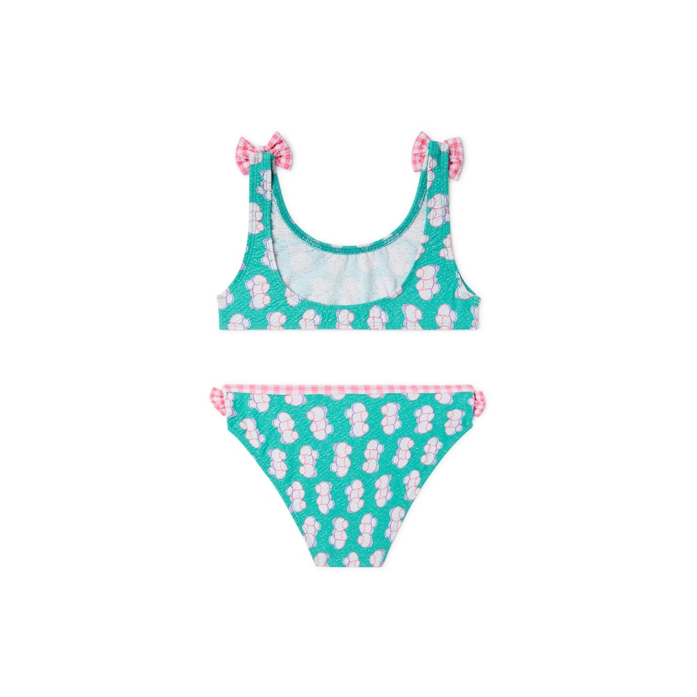Girls bikini in Chic green