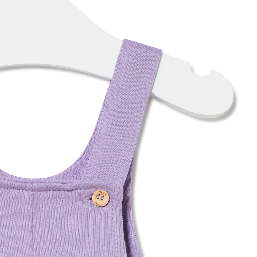 Peto de beb&eacute; de tirantes Classic lila