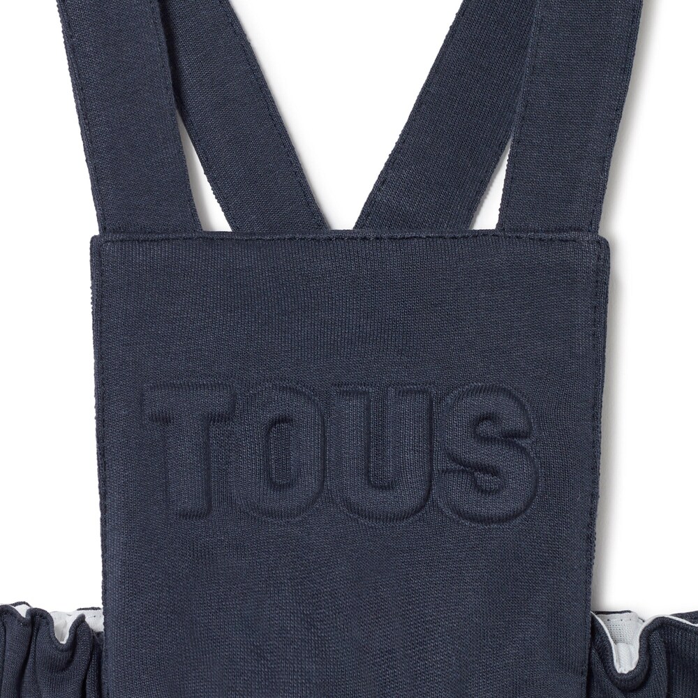 Macac&atilde;o curto de beb&eacute; Classic azul marinho