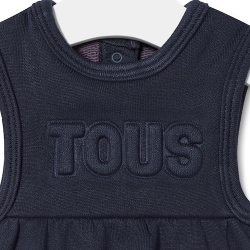 Vestido de bebé menina Classic azul marinho