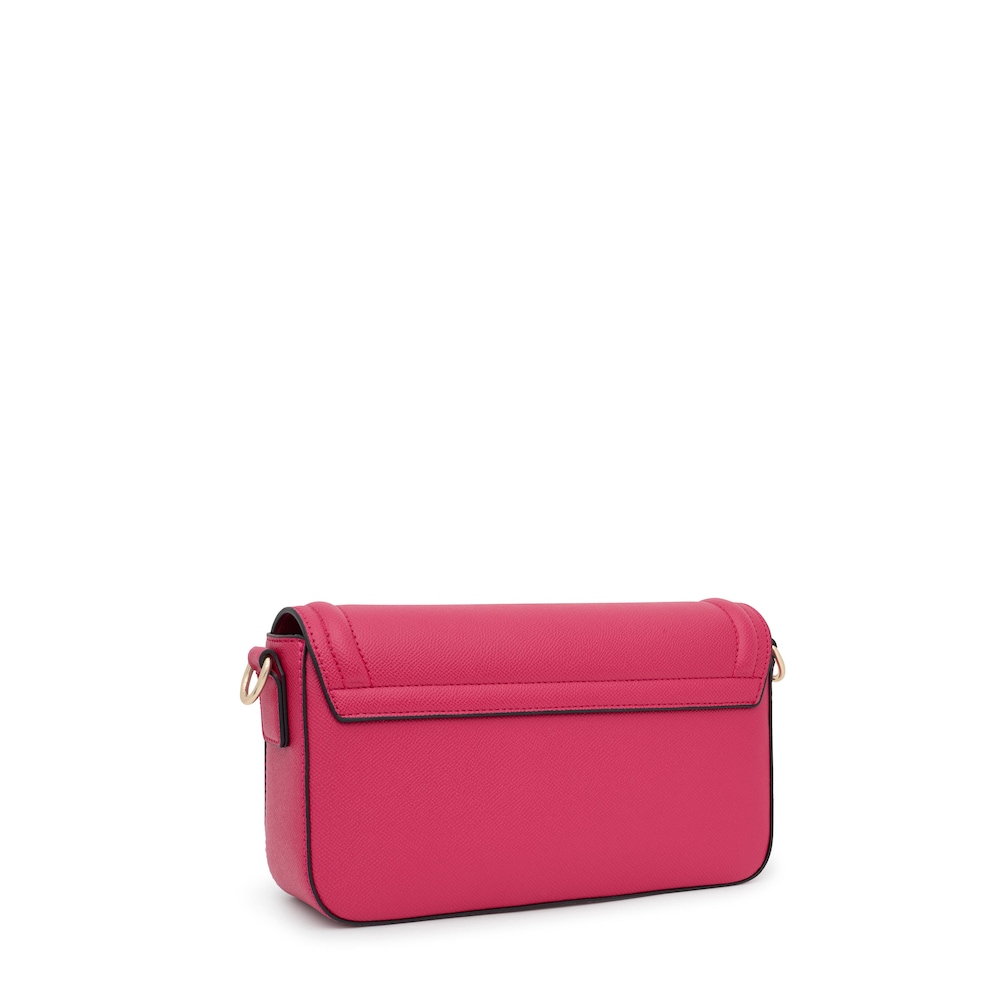 Stredne veľk&aacute; fuksiov&aacute; crossbody kabelka TOUS La Rue New