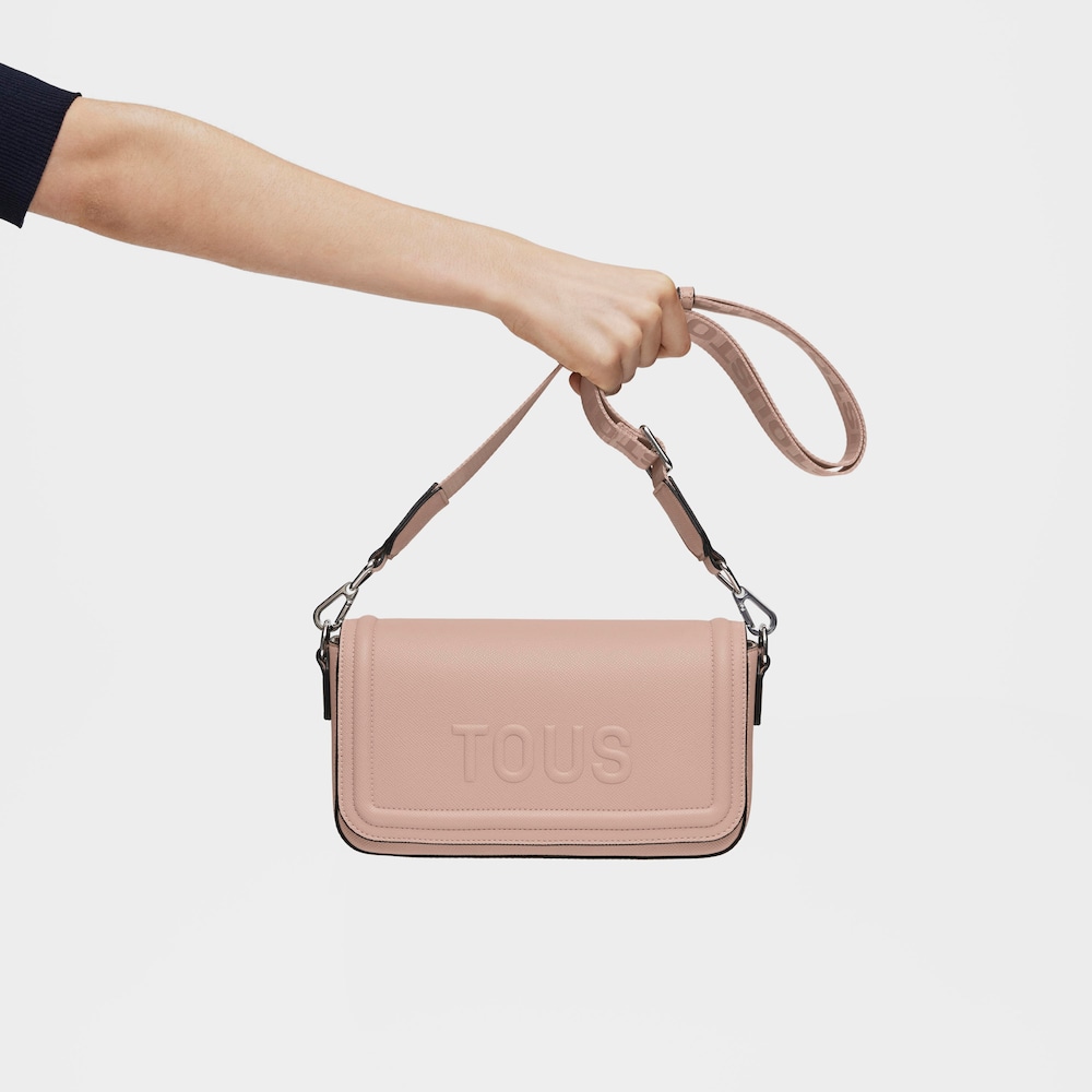 Medium taupe-colored Crossbody Bag TOUS La Rue New image number 5