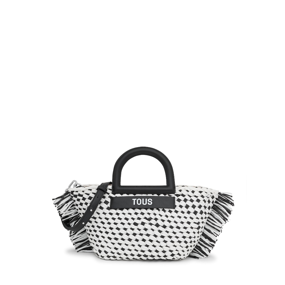Medium black raffia Tote bag TOUS Dora